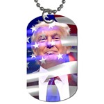 Donald Trump flag Dog Tag (Two Sides)