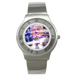 Donald Trump flag Stainless Steel Watch