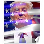 Donald Trump flag Canvas 8  x 10 