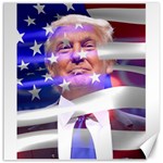 Donald Trump flag Canvas 20  x 20 