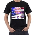 Donald Trump flag Men s T-Shirt (Black)