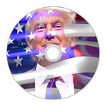 Donald Trump flag CD Wall Clock