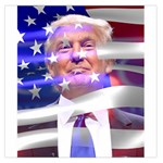 Donald Trump flag Large Satin Scarf (Square)