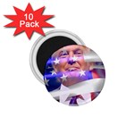 Donald Trump flag 1.75  Magnet (10 pack) 