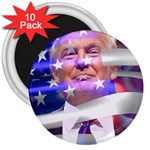 Donald Trump flag 3  Magnet (10 pack)