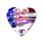 Donald Trump flag Magnet (Heart)