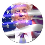 Donald Trump flag Magnet 5  (Round)