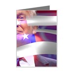 Donald Trump flag Mini Greeting Card