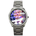 Donald Trump flag Sport Metal Watch