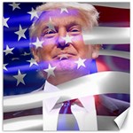 Donald Trump flag Canvas 16  x 16 