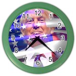 Donald Trump flag Color Wall Clock