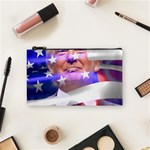 Donald Trump flag Cosmetic Bag (Small)