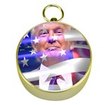 Donald Trump flag Gold Compass