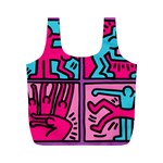 pop art Full Print Recycle Bag (M)