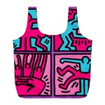 pop art Full Print Recycle Bag (L)