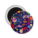 Boho floral  2.25  Magnet