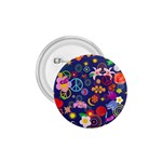 Boho floral  1.75  Button