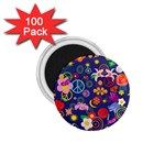 Boho floral  1.75  Magnet (100 pack) 