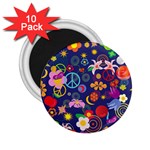 Boho floral  2.25  Magnet (10 pack)