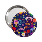 Boho floral  2.25  Handbag Mirror