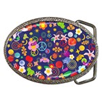 Boho floral  Belt Buckle