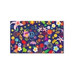 Boho floral  Sticker (Rectangular)