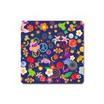 Boho floral  Magnet (Square)