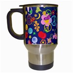 Boho floral  Travel Mug (White)