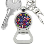 Boho floral  Bottle Opener Key Chain