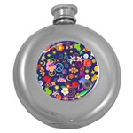 Boho floral  Hip Flask (5 oz)