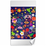 Boho floral  Canvas 40  x 72 