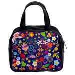 Boho floral  Classic Handbag (Two Sides)