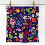 Boho floral  Face Towel