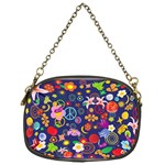 Boho floral  Chain Purse (One Side)