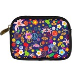 Boho floral  Digital Camera Leather Case