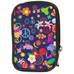 Boho floral  Compact Camera Leather Case