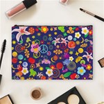 Boho floral  Cosmetic Bag (Large)