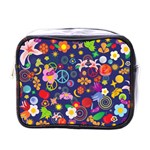 Boho floral  Mini Toiletries Bag (One Side)