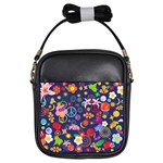 Boho floral  Girls Sling Bag