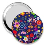 Boho floral  3  Handbag Mirror