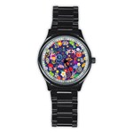 Boho floral  Stainless Steel Round Watch