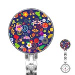 Boho floral  Stainless Steel Nurses Watch