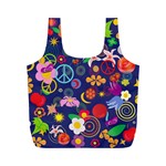 Boho floral  Full Print Recycle Bag (M)