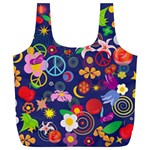 Boho floral  Full Print Recycle Bag (XL)