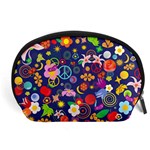 Boho floral  Accessory Pouch (Large)