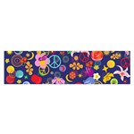 Boho floral  Satin Scarf (Oblong)