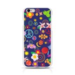 Boho floral  Apple iPhone 6/6S Silicone Case (Transparent)