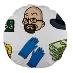 Breaking Bad Large 18  Premium Round Cushion 