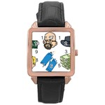 Breaking Bad Rose Gold Leather Watch 