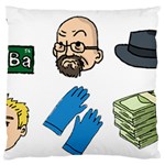 Breaking Bad Large Flano Cushion Case (One Side)